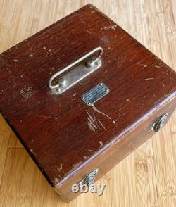 Antique Fairchild Aviation A-10 Air Force U. S. Army Bubble Sextant WithCase WW II