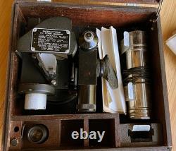 Antique Fairchild Aviation A-10 Air Force U. S. Army Bubble Sextant WithCase WW II