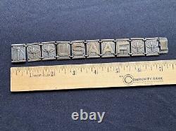 Antique Sterling Silver Bracelet USAAF WW II United States Army Air Corps W 2