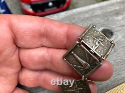Antique Sterling Silver Bracelet USAAF WW II United States Army Air Corps W 2