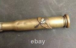 Antique WWII Trench Art Bullet Letter Opener Knife Army Air Forces Handmade