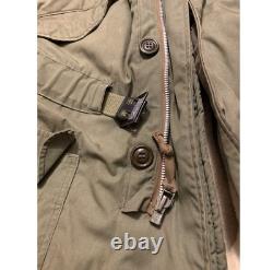 Antique WWII-era M-1947 US Air Force/Army Olive Drab Field Jacket XL