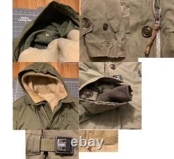 Antique WWII-era M-1947 US Air Force/Army Olive Drab Field Jacket XL
