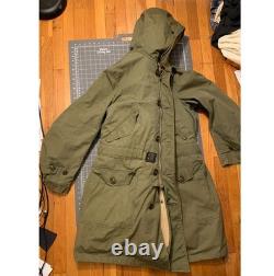 Antique WWII-era M-1947 US Air Force/Army Olive Drab Field Jacket XL
