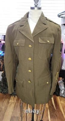 Army Air Corps Enlisted Jacket, Pants, Hat, (40) Patches and a Pair of Socks