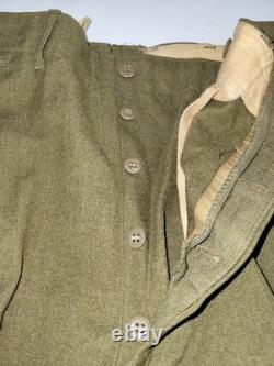 Army Air Corps Enlisted Jacket, Pants, Hat, (40) Patches and a Pair of Socks