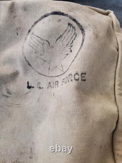 Army Air Corps Equipment Bag World War II Ww2 WwII Authentic