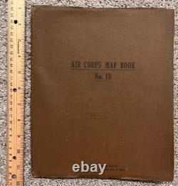 Army Air Corps Map Book No. 19 Hensley Field Grand Prairie Texas WWII AAF