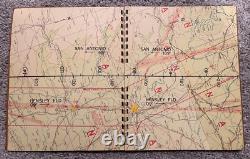 Army Air Corps Map Book No. 36 San Antonio Texas to St. Paul Minnesota 1940 WWII