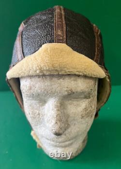 Army Air Corps Type B-6 High Altitude Flying Helmet- Large