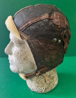 Army Air Corps Type B-6 High Altitude Flying Helmet- Large