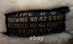 Army Air Corps Type B-6 High Altitude Flying Helmet- Large