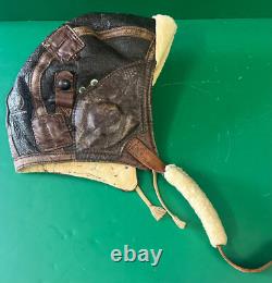 Army Air Corps Type B-6 High Altitude Flying Helmet- Large