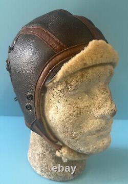Army Air Corps Type B-6 High Altitude Flying Helmet- Mint