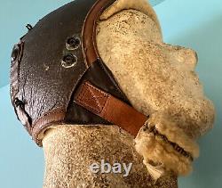 Army Air Corps Type B-6 High Altitude Flying Helmet- Mint