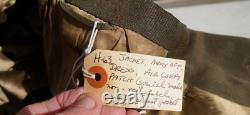 Army Air Corps WWII Uniform hat as worn, Bomber, Identified Captain (Locker 9)