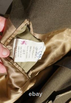 Army Air Corps WWII Uniform hat as worn, Bomber, Identified Captain (Locker 9)