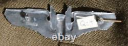 Army Air Corps WWII Uniform hat as worn, Bomber, Identified Captain (Locker 9)