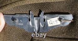 Army Air Corps WWII Uniform hat as worn, Bomber, Identified Captain (Locker 9)