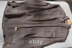Army Air Corps WWII Uniform hat as worn, Bomber, Identified Captain (Locker 9)