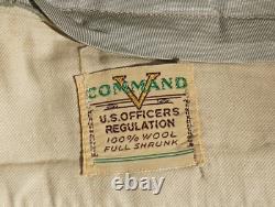 Army Air Corps WWII Uniform hat as worn, Bomber, Identified Captain (Locker 9)