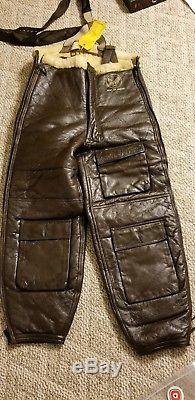 Army Air Force Leather Flight Pants