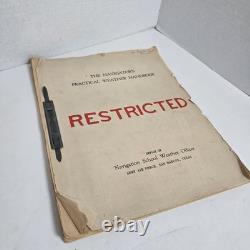 Army Air Force The Navigator's Practical Weather Handbook RESTRICTED WWII VTG