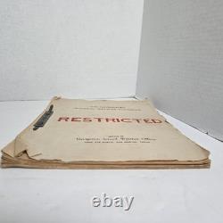 Army Air Force The Navigator's Practical Weather Handbook RESTRICTED WWII VTG