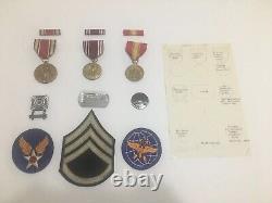 Army Air Force Victory Conduct Defense Sharpshooter Patches Medals Pins WW2