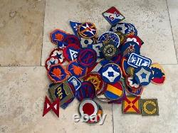 Army / Air Force WWII & Later Huge 88 Patches See Pictures JJ