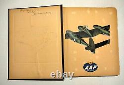 Army Air Forces AAF Scrapbook 1942 WWII