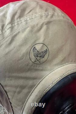 Army Air Forces An-h-15 Flying Helmet & Anb-h-1 Receivers