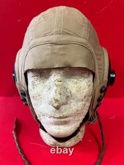 Army Air Forces An-h-15 Flying Helmet & Anb-h-1 Receivers