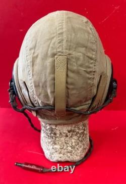 Army Air Forces An-h-15 Flying Helmet & Anb-h-1 Receivers