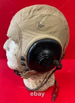 Army Air Forces An-h-15 Flying Helmet & Anb-h-1 Receivers