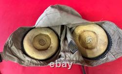 Army Air Forces An-h-15 Flying Helmet & Anb-h-1 Receivers