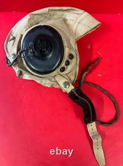 Army Air Forces An-h-15 Flying Helmet & Anb-h-1 Receivers