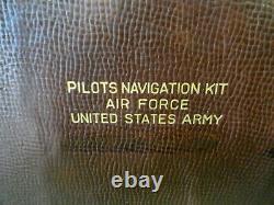 Army Air Forces Pilot's Zippered Navigation Case