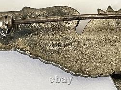 Authentic Ns Meyer Wwii Bombardier Wing Sterling Aac Aaf Army Air Corps Pin Back
