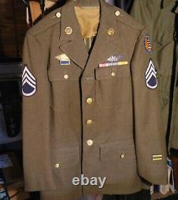 Authentic Original WWII 20th Air Force US Army Jacket with Silver Bomber Wings
