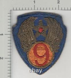 Authentic US Made WW 2 US Army 9th Air Force Bullion Patch Inv# K3640
