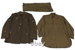 Authentic US WWII Army Air Force Uniform Grouping WW2 Jacket IKE Pants and Shirt