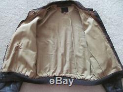 Authentic Vintage Ww2 Military Leather Jacket Type A-2 U. S. Army Air Forces Aaf