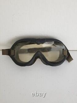 Authentic WWII B-8 Flying Goggles Set U. S. Army Air Force Issued Vintage
