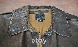 Authentic WWII Leather Air Force Army A2 Jacket