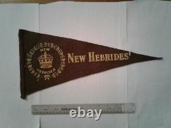 Authentic WWII US Navy, Army, Air Corps New Hebrides Penant