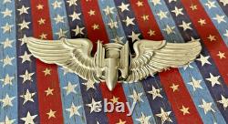 Authentic WWII U. S. Army Air Forces Aerial Gunner Wings Wing STERLING PB Meyer