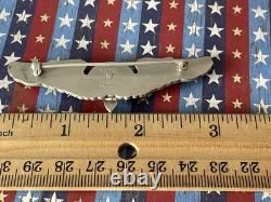 Authentic WWII U. S. Army Air Forces Aerial Gunner Wings Wing STERLING PB Meyer