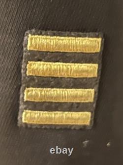 Authentic WWII U. S. Army Air Forces Officer Belted Service Jacket Rank Insignia