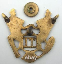 B99, WWII US Army Air Corps Technical Instructor Theater Made Visor Cap Eagle